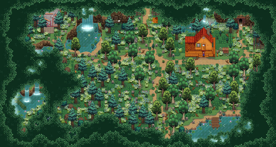 Small Forest Farm map